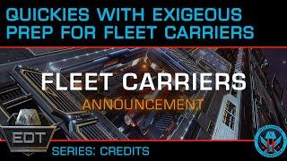 Preparing for Fleet Carriers (Best Ways to Earn Credits and ALL Material Types)