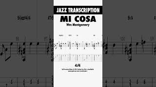 Mi Cosa (4/4) - Wes Montgomery (Transcription)