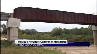 Mexican president visits new rail line linking Brownsville, Matamoros