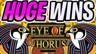 EYE OF HORUS  SLOT BIG WINS  EPIC MAX BET BONUS HUNT OMG‼️ *** €20 BET ***