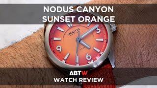 Nodus x Matt Farah's "The Smoking Tire" Canyon Sunset Orange Watch Review