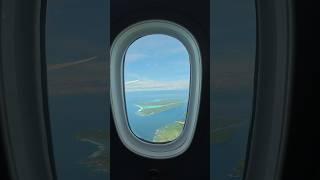 Flying into Bali, Indonesia #Timelapse #SingaporeAirlines