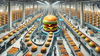 How McDonald's Hamburgers Are Made in a Factory | Hamburgers Factory Process