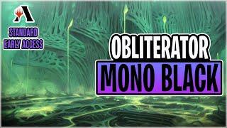 PHYREXIAN OBLITERATOR COMPLETES MONO BLACK | Phyrexia Standard | MTG Arena