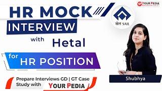 SAIL HR Mock Interview for HR Position | Actual Asked HR interview Questions |  Prepare with YP