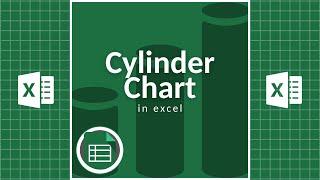 How to create CYLINDER CHARTS in 1 minute! #excel