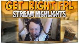 GeT_RiGhT ALL FPL HIGHLIGHTS (CS:GO Pro Stream Highlights)