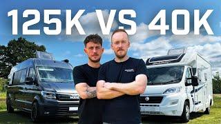Campervan vs Motorhome £125K vs £40K | Van Tour