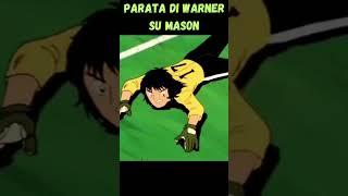 Parata di Warner infortunato su Mason #hollyebenji #animeedit #warner