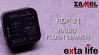 RDP-21 - Radio Flush Dimmer - ZAMEL - EXTA LIFE