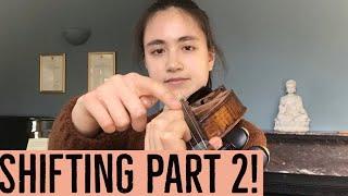 Violin technique with Eugenie - Shifting part 2 (violin lesson)