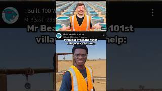 Mr Beast building wells in Africa 