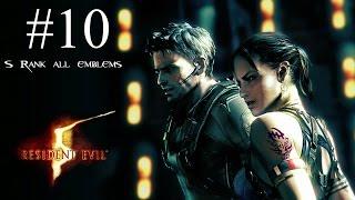 Resident Evil 5 Remastered S-Rank Walkthrough Part 10 - Chapter 4-2: Worship Area