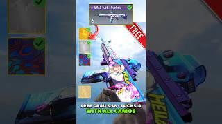 Free Free GRAU Fuchsia with all Camos in CODM