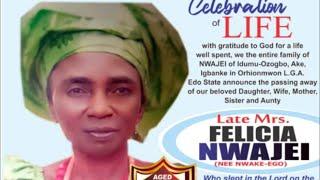 3.THE BURIAL CEREMONY OF LATE MRS FELICIA NWAJEI