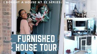 I BOUGHT MY FIRST HOUSE AT 22! | Furnished Townhouse Tour 2020!