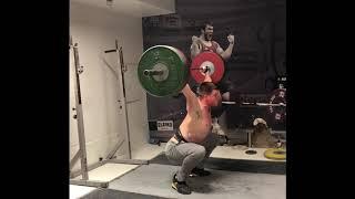 110kg / 242lb Snatch - Mike Dewar (87kg BW)