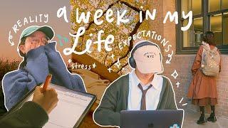 a week in my life  // productive but realistic days in college & finding balance