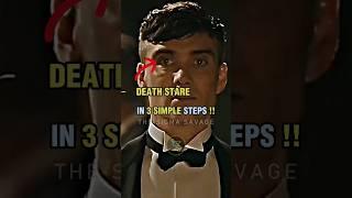 How to DEATH STARE like Thomas Shelby Sigma Rule  #shorts #motivation #quotes #attitude