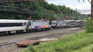 NJ Transit Morristown Line Trains 6625 & 6644 Meet @ Denville Interlocking (7/23/20)