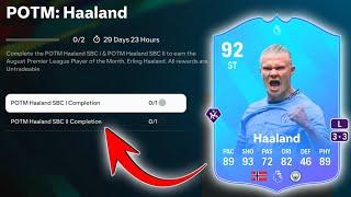 How to Complete 92 POTM Haaland Objectives in FC 25!  (POTM Haaland SBC I & II) - EA FC 25