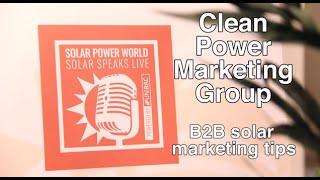 B2B solar marketing tips