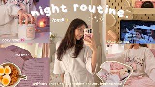 my cozy night routine : everything shower, self care shopping, hygiene routine ‍️