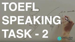 TOEFL Speaking Question 2 Help