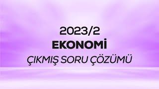 SMMM - SGS - 2023/2 - Ekonomi Çıkmış Sınav Soruları Çözümü