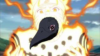 Itachi's Crow emerged from Naruto's mouth, Naruto and kiler bee vs Itachi and Nagato (English Dub)