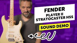 Fender Player II Stratocaster HSS - Sound Demo