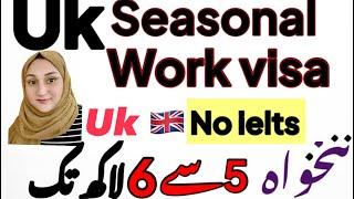 Uk seasonal work visa/how to apply uk work visa/cheapest visa of Uk 15/11/2024