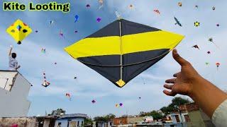 Kite Looting 🪁 | बहुत सारी पतंग 🪁 लूट ली | kite looting ki video | kite catching ~ patang