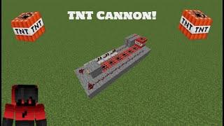 How To Make A TNT Cannon In Minecraft Tutorial