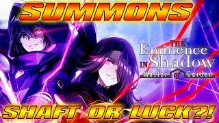 The Eminence In Shadow: Master Of Garden - SF Shadowra Banner Summons! [Shaft Or Luck?!]