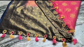 bridal saree kuchu design/normal needle saree kuchula design/loki designer