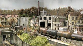 Awesome Weathered French Model Railroad Layout in HO Scale: 21, Rue Des Haies by Vincent Cleren