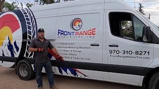 Front Range Mobile Tire 3 minutes of knowledge. Mobile tire van.