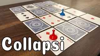 How to Play Collapsi: NEW two player abstract game with playing cards!