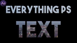 How to Create Fly Through Text || Adobe After Effects Tutorial