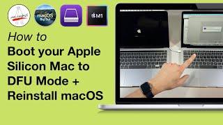 Boot Apple Silicon M1 Mac to DFU Mode & Reinstall macOS in 10 Minutes with 2nd Mac MacBook Pro & Air