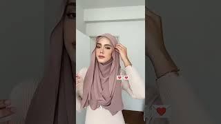 10 second hijab style  #hijab #hijabstyle #hijabtutorial #hijabers #shorts