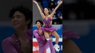 ️️Figure Couple High Level Skill | Perfect Lift Pose on Ice #figureskating #pairskating #icedance