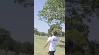 My first 500ft throw 🫨 #discmania #golf #frisbeesport #funny #discgolf