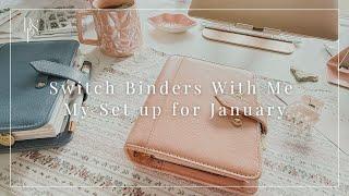 Switch Binders With Me | January Set Up | Vintage Aurora