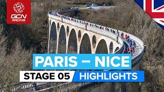 Paris-Nice 2020 Stage 5 HIGHLIGHTS | Gannat - La Côte-Saint-André