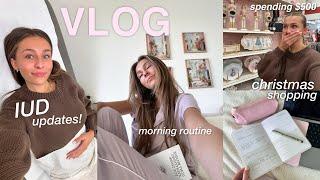 TARGET HOLIDAY SHOPPING!! + IUD appointment, new habits & working from home VLOG