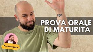 Tre consigli per la PROVA ORALE di maturità!