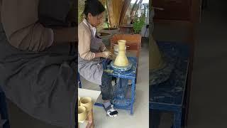 From Cambodia: how a clay pot is made #clay #pottery #handicraft