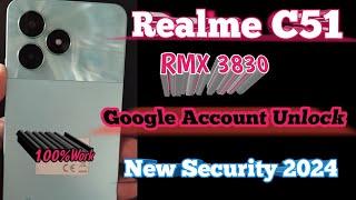 Realme Rmx 3830 Frp bypass || Realme C51 Google Account Unlock / C51 Gmail Problem Fix